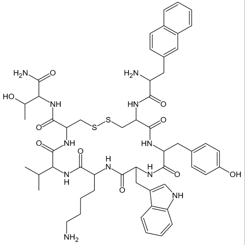 醋酸蘭瑞肽，Lanreotide Acetate，127984-74-1